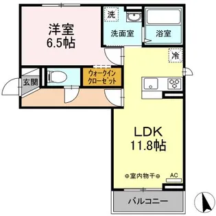 サクラリア【3階】の間取り