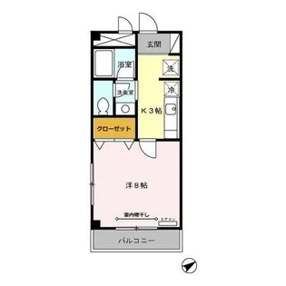 ラーク中町【3階】の間取り