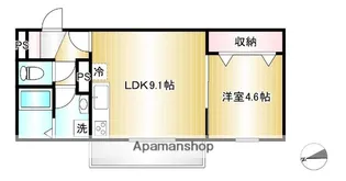 1LDKの間取り画像