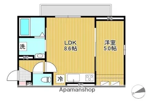 VERANO MAR【2階】の間取り