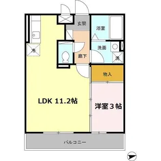 オッツ・マノワール【3階】の間取り