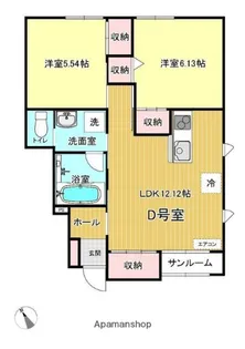 CLAUDIA Ⅰ【1階】の間取り
