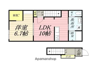 ULULU【2階】の間取り