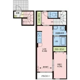 SERESTA吉岡(セレスタヨシオカ)【2階】の間取り