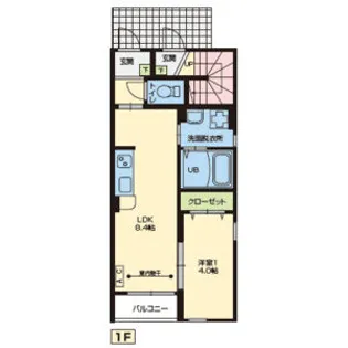 SERESTA吉岡(セレスタヨシオカ)【1階】の間取り