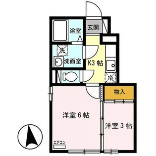 ヴェールメゾン【2階】の間取り