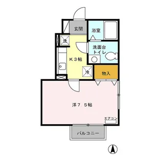 ル・ピア【1階】の間取り