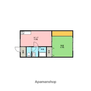 K・ハウス【8号室】の間取り