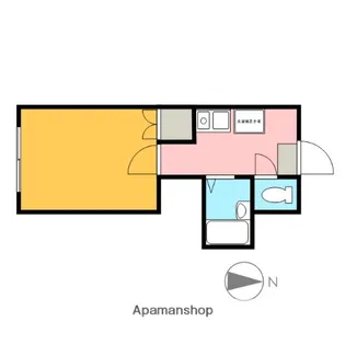 エスポワール東通【202号室】の間取り
