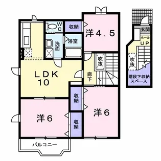 エルブス ガーデン【2階】の間取り