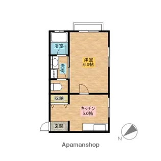 パステルハイムスリー瀬川【2階】の間取り