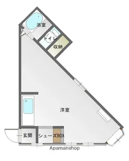 ニューパステルハイム瀬川【A103号室】の間取り