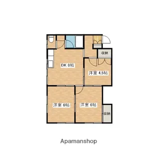 Dスタイル【205号室】の間取り