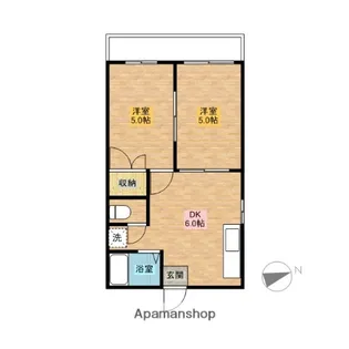 ニライカナイ【306号室】の間取り