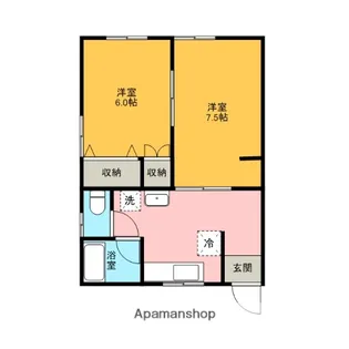 コーポ佐藤【2階】の間取り