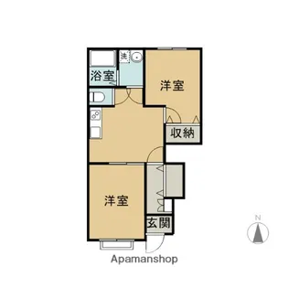 メゾンドサクセスⅠ【1階】の間取り