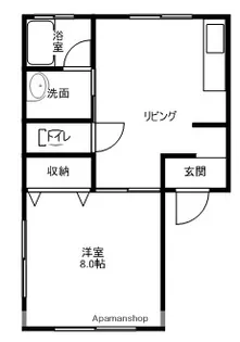 ディライト【201号室】の間取り