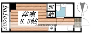 メゾン・ド・セドール【708号室】の間取り