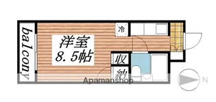 メゾン・ド・セドール【606号室】の間取り