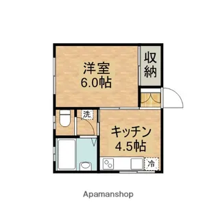 エステート旭南【302号室】の間取り