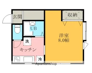 コンフォート中野【103号室】の間取り