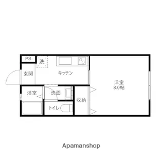リレーションK2【101号室】の間取り