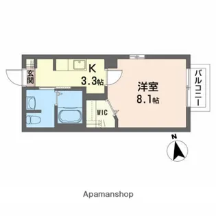 ボナールⅡ【1階】の間取り