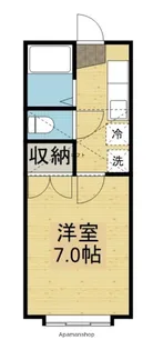 AMAソレイユ【101号室】の間取り