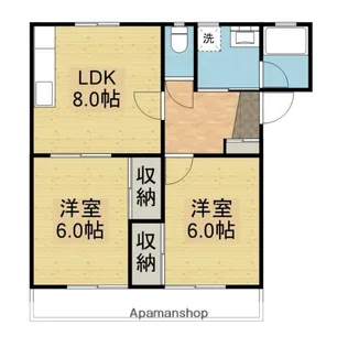 レオパルド【202号室】の間取り