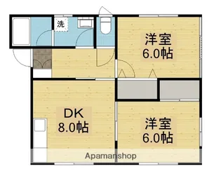 レオパルド【203号室】の間取り