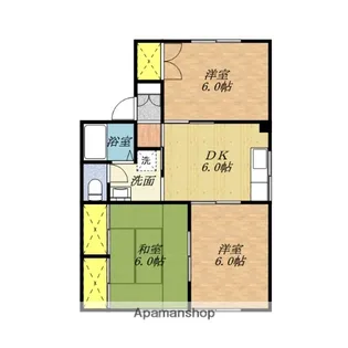 シャトルいしかわ【101号室】の間取り