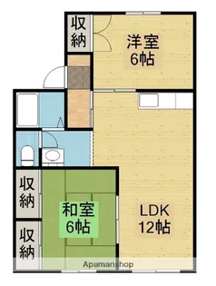 シャトルいしかわ【203号室】の間取り