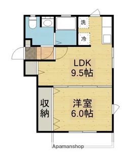 AMA広面【201号室】の間取り