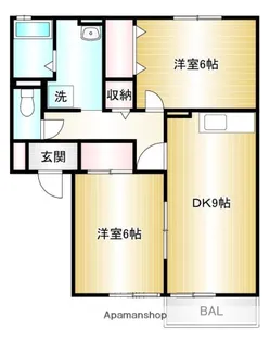 セジュール輝希A【2階】の間取り