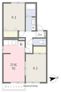 セジュールROSE【2階】の間取り