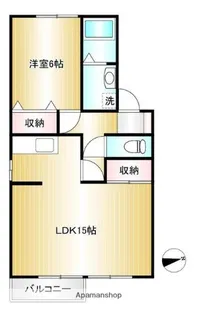 セジュールROSE【1階】の間取り