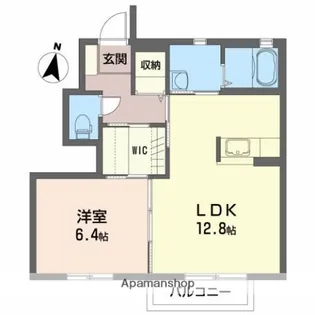 オルボスA【1階】の間取り