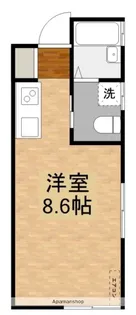 ミニシャルムⅡ【202号室】の間取り