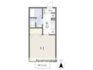 グランドール外旭川A棟【1階】の間取り