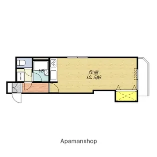朝日プラザ欅通【208号室】の間取り
