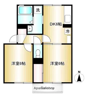 セジュールさつき台【1階】の間取り