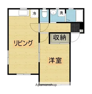 フレンドリッチ旭南【105号室】の間取り