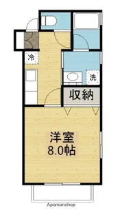 シェモア広面【103号室】の間取り