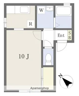 ドミールアンパス【1階】の間取り
