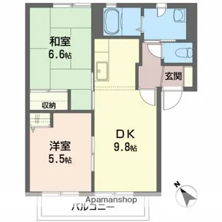 ルミエールC【2階】の間取り