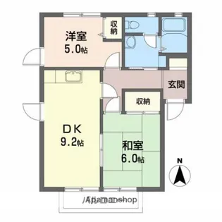 ディアスヘールボップ【2階】の間取り