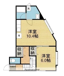 セントラルパーク【203号室】の間取り