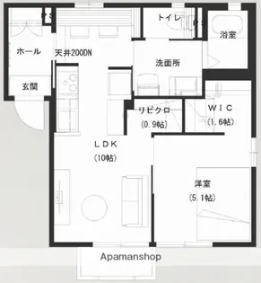 クレストコート【1階】の間取り