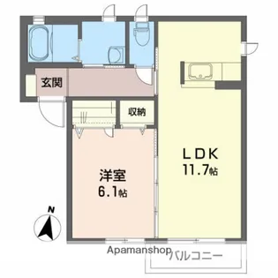 パストラルC【1階】の間取り