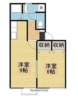 エルフローラワイズ【104号室】の間取り